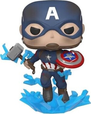 (EU) Фигурка Funko POP! Marvel Avengers Endgame: Captain America with Broken Shield & Mjolnir (573)