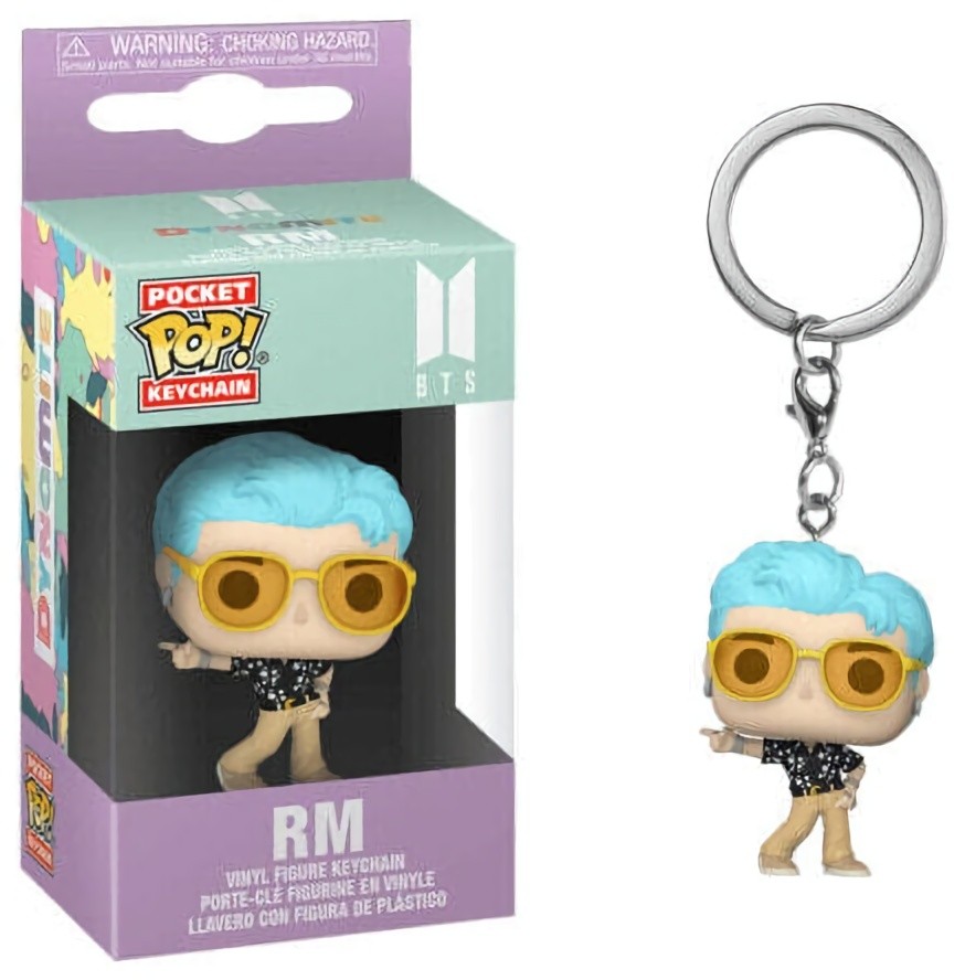(CN) Брелок Funko Pocket Pop! Rocks: BTS - RM (Dynamite)