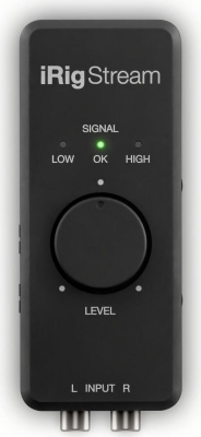 (EU) Аудиоинтерфейс IK Multimedia iRig Stream, 24 бит/48 кГц, для стриминга и подкастов