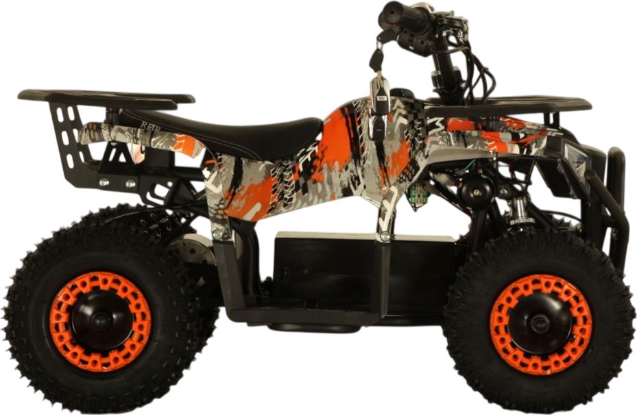 Детский электроквадроцикл RiverToys MIKA оранжевый