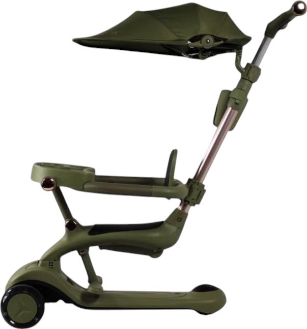 Детский cамокат-беговел RiverToys (HB-111-A) (зеленый)