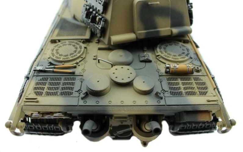 Радиоуправляемый танк Torro King Tiger 1/16, ВВ-пушка, дым, деревянная коробка V3.0 2.4G RTR, TR11709-CA-3.0