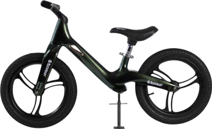 Детский беговел RiverToys (HB-555-14) (темно-зеленый)