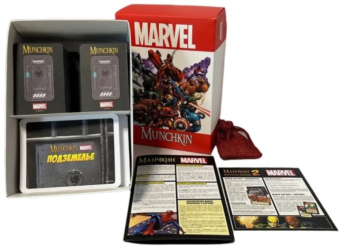 Настольная игра Marvel Манчкин