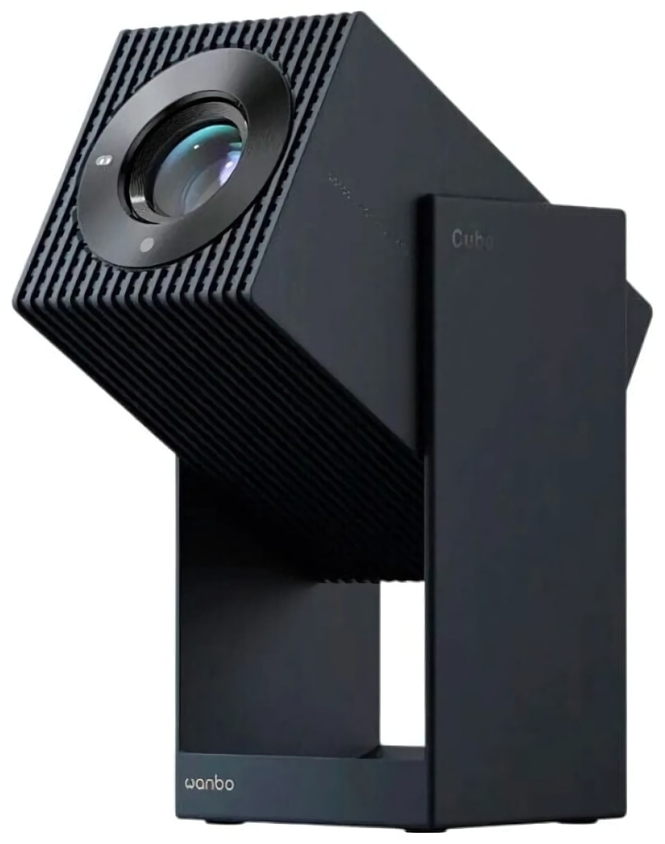 (EU) Проектор Wanbo Cube 2 Pro (портативный, Full HD 1080p, Android TV), Чёрный