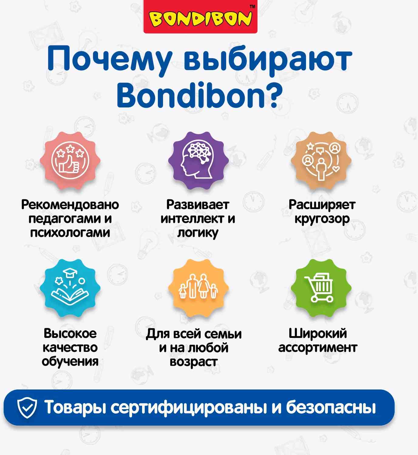 (EU) Настольная игра Bondibon Игра-викторина Умная Сова «Страны мира»
