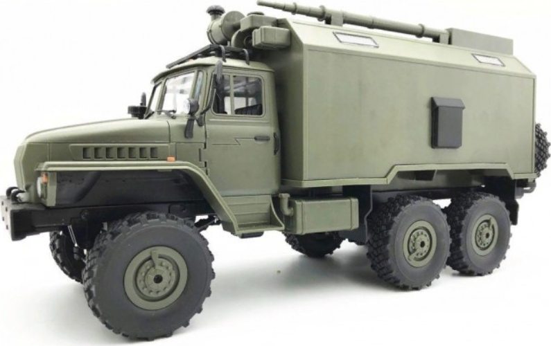Радиоуправляемая модель WL Toys Советский военный грузовик Урал 6WD (1к16)(WPLB-36)