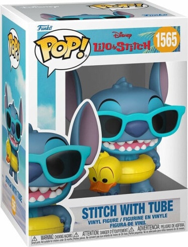 (EU) Фигурка Funko POP! Disney Lilo & Stitch: Stitch with Tube (1565)