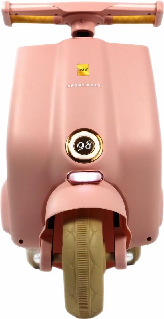 Детский электроскутер RiverToys K444PX розовый