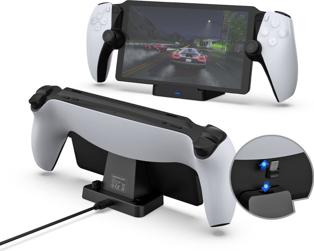 Зарядная док-станция DOBE для PS Portal Remote Player (черная) (TP5-3553)