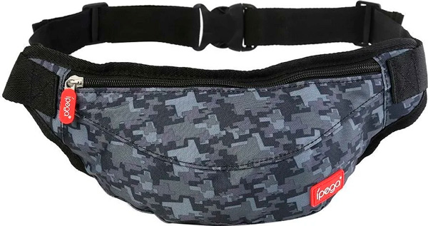 Сумка на пояс (Бананка) iPega Sling Bag Gray Caomuflage для Nintendo Switch/Switch OLED (PG-SW011B)