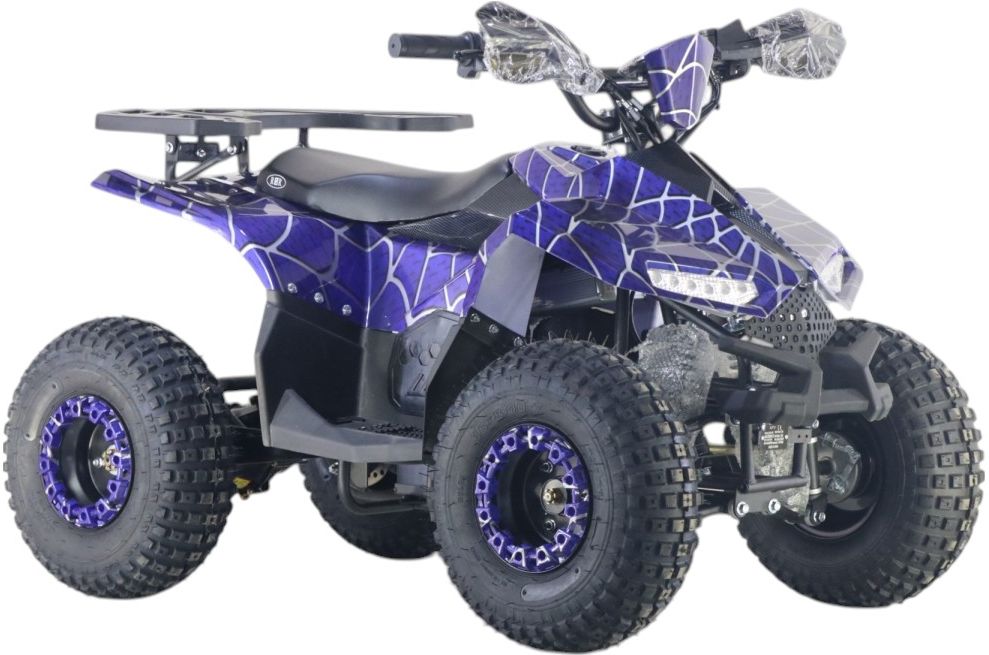 Детский электроквадроцикл RiverToys (LEON-48V-BLUE-SPIDER) синий спайдер