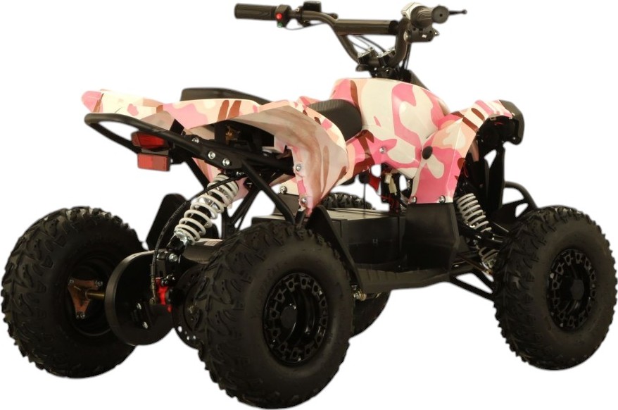 Детский электроквадроцикл RiverToys (MARK) (розовый камуфляж)