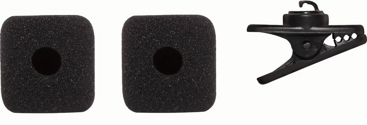 

(EU) Сменный зажим Shure для RK379 + 2 ветрозащитные насадки