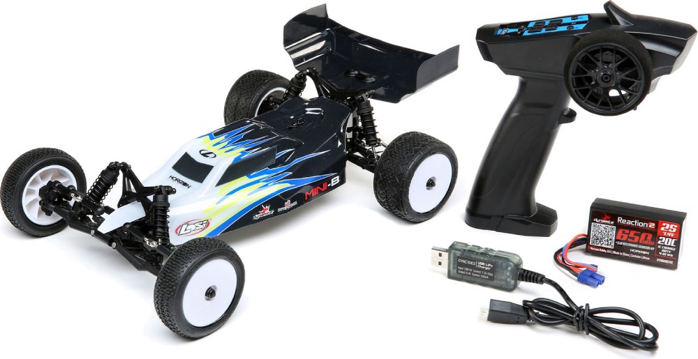 Радиоуправляемая модель багги Losi Mini-B RTR 2WD 1к16 (LOS01016T2)
