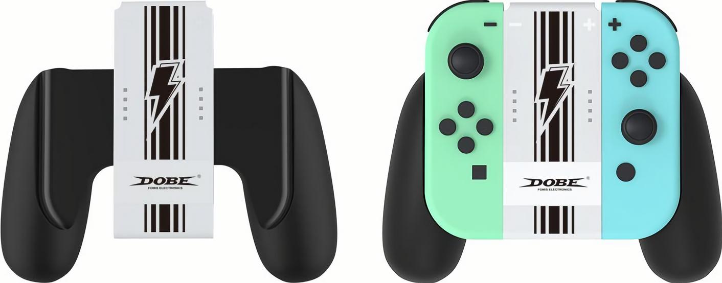 Подзаряжающий держатель DOBE для Nintendo Switch Joy-Con (белый) (iTNS-873B)