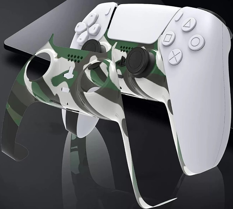 Съёмная панель Decorative Shell для геймпада Sony DualSense Green Camuflage (GAM-P5001)