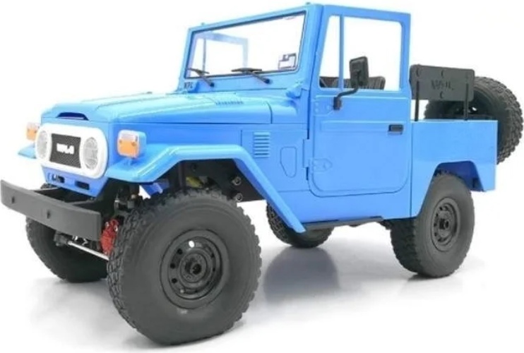 Радиоуправляемая модель WPL японский внедорожник Toyota FJ40 4WD (1к16) KIT голубая (C-34KM-B)