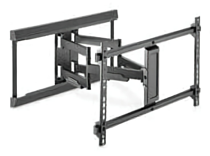 (EU) Стойка для телевизора Digitus DA-90454 Full Motion TV-Wandhalterung 37-80" (60 кг, VESA 600x400) , Чёрный