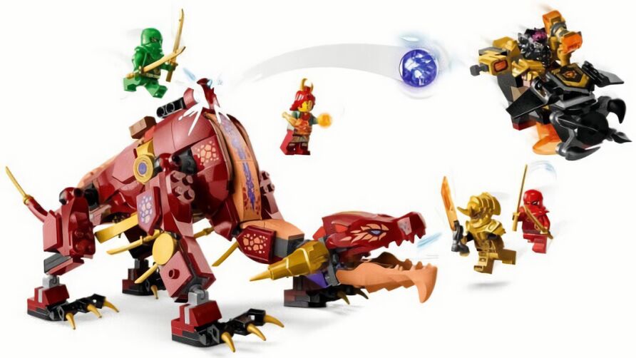 (EU) Конструктор LEGO Ninjago Лавовый дракон-трансформер (71793)