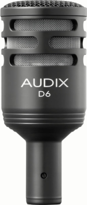 (EU) Динамический микрофон Audix D6, для бас-барабана, кардиоида