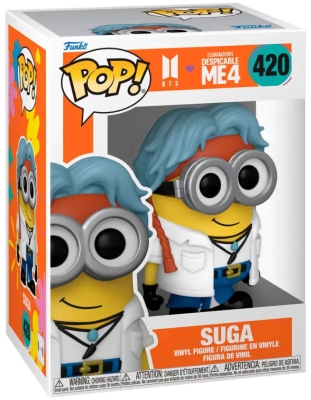 (EU) Фигурка Funko POP! Rocks BTS Despicable Me 4: Suga (420)
