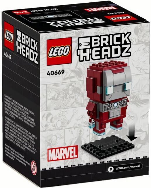 (EU) Конструктор LEGO Brick Headz Марвел: Железный человек MK5 (40669)