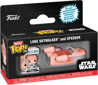 (EU) Фигурка Funko POP! Bitty: Luke Skywalker and Speeder (85519)