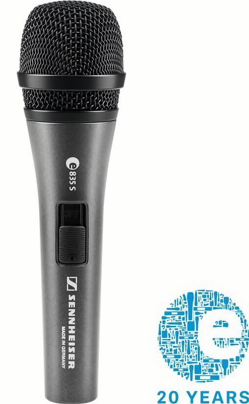 

(EU) Динамический микрофон Sennheiser E 835 S Evolution, переключатель
