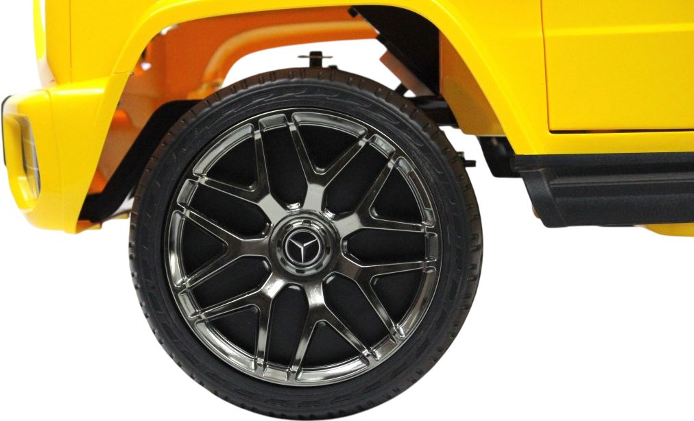 Детский электромобиль RiverToys Mercedes-Benz G63 (T999TT) желтый