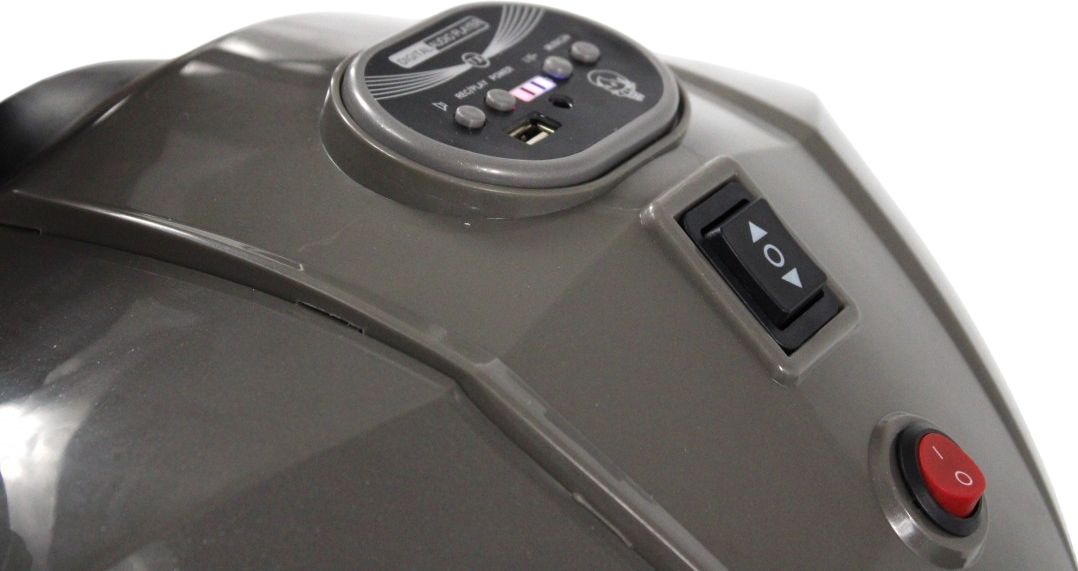 Детский электромотоцикл RiverToys C111MC серый