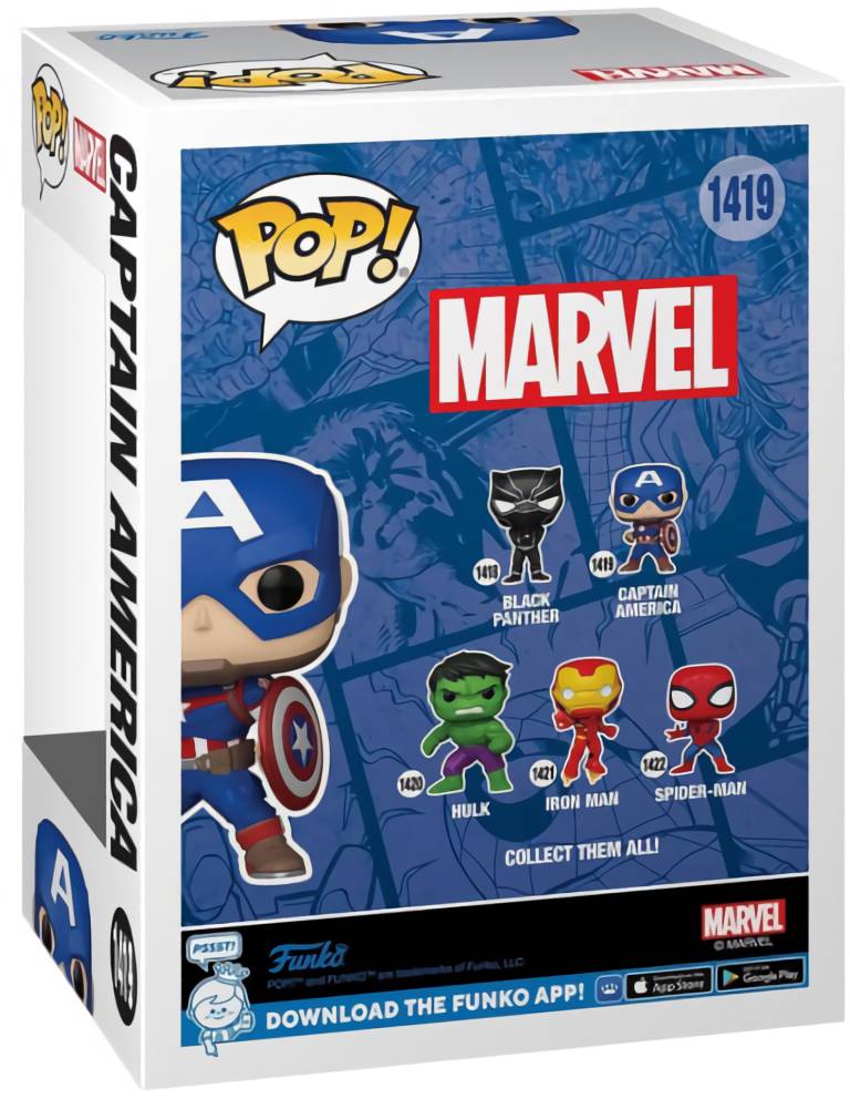 (EU) Фигурка Funko POP! Marvel New Classics: Captain America (1419)