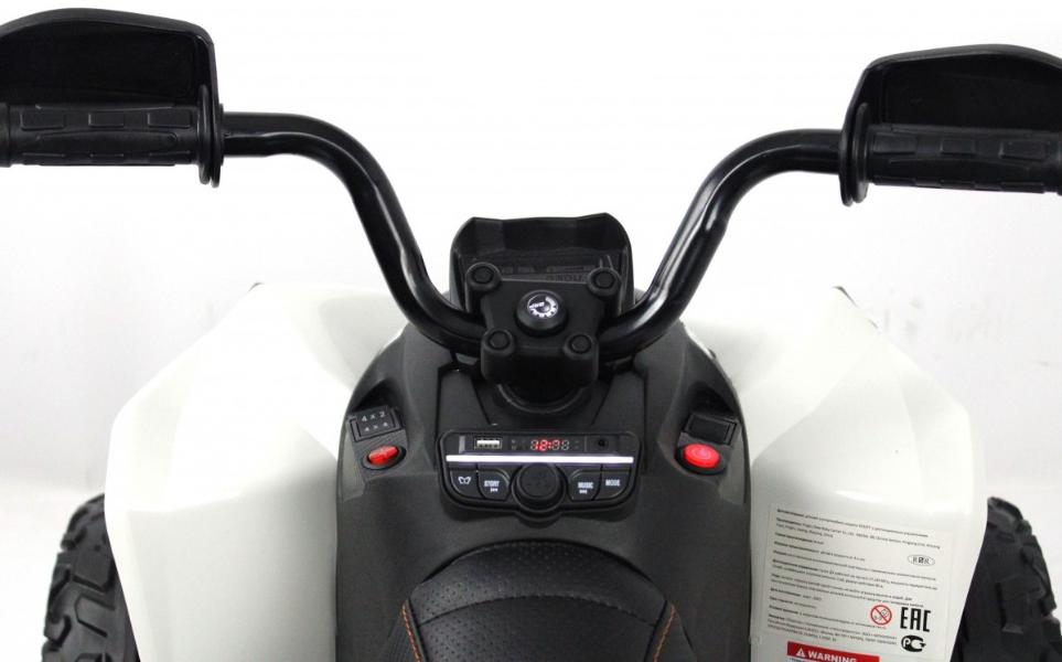 Детский электроквадроцикл RiverToys BRP Can-Am Renegade (Y333YY) белый