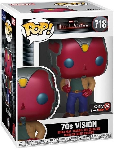 Фигурка Funko POP! Bobble: Marvel: WandaVision: Vision 70s Эксклюзив (52047)