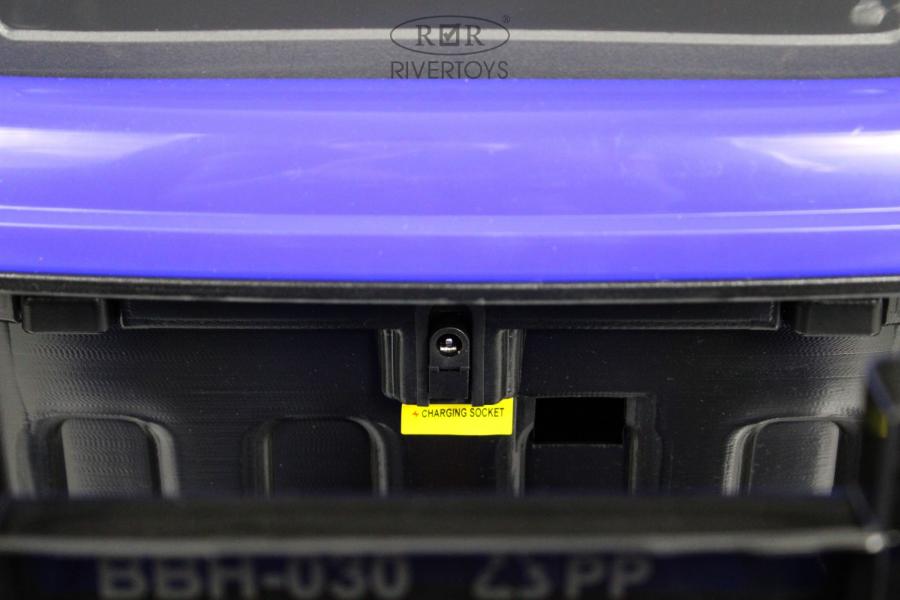 Детский электромобиль RiverToys K111KK синий