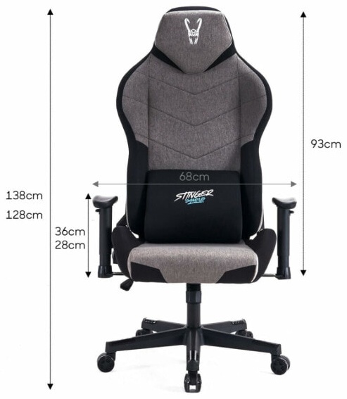 (EU) Игровое кресло Woxter GM26-110, 244894439, Серое
