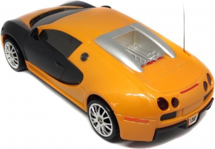 Радиоуправляемая модель для дрифта HuangBo Toys Bugatti Veyron 4WD 1к24 (666-227-ORANGE)