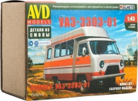 Сборная модель AVD Кемпер УАЗ-3303-01(1к43)(1528AVD)