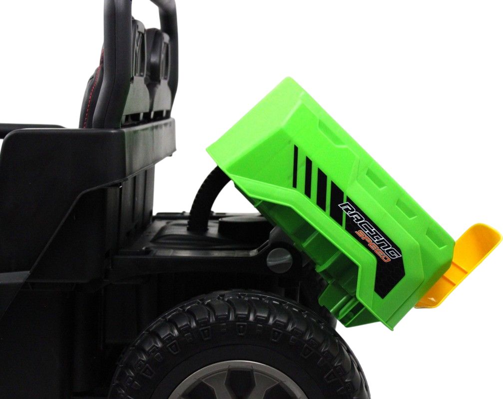 Детский электромобиль RiverToys H005HH зеленый