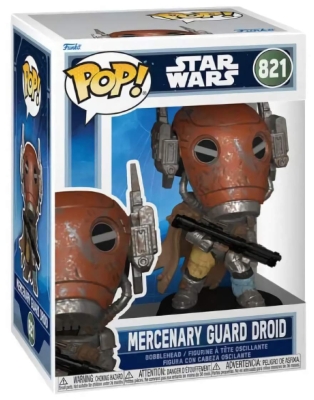 (EU) Фигурка Funko POP! Star Wars: Mercenary Guard Droid (821)