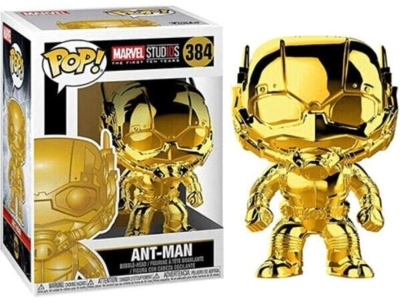 (CN) Фигурка Funko Pop! Marvel: Marvel Studios The First Ten Years - Ant-Man (Gold Chrome) (384)