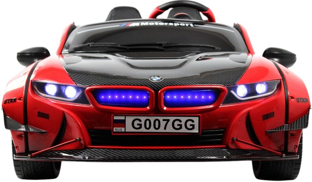 Детский электромобиль RiverToys (G007GG-RED) красный