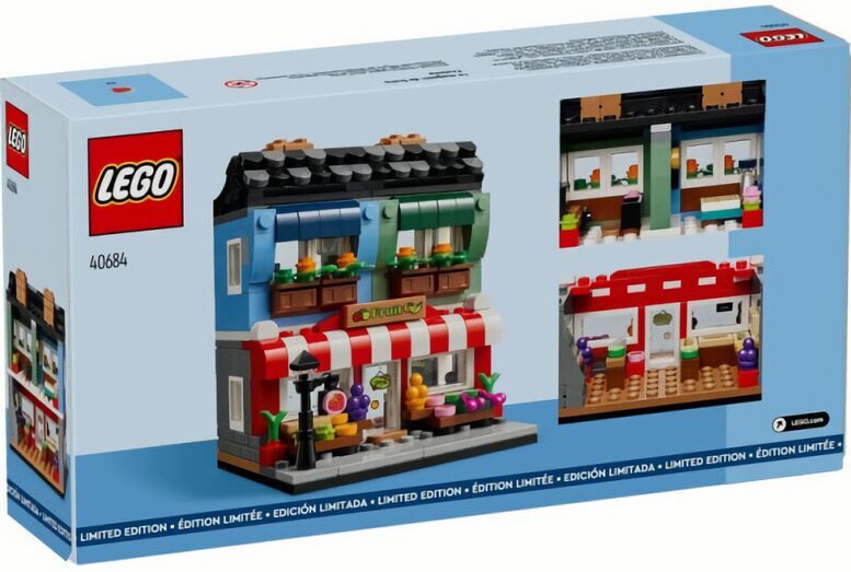 (EU) Конструктор LEGO Магазин фруктов (40684)