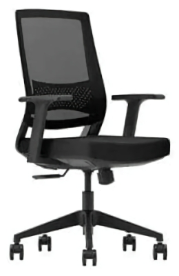 (EU) Офисное кресло CROMAD Se2000 Senior Range, Чёрное