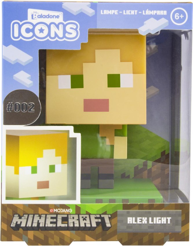 Светильник Paladone Minecraft Alex Icon Light V2 (PP6591MCFV2)