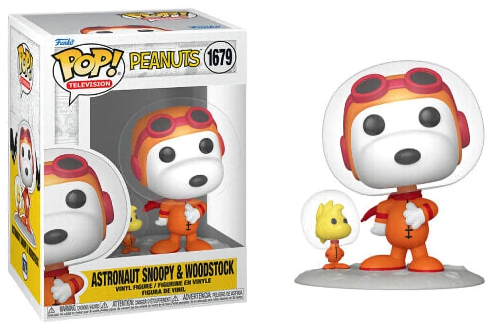 (CN) Фигурка Funko POP! Television: Peanuts - Astronaut Snoopy & Woodstock (1679)