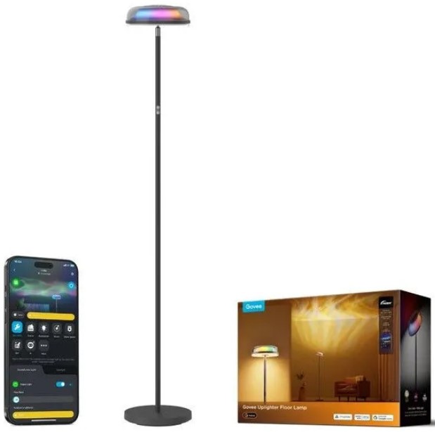 Напольная светодиодная лампа GOVEE RGBIC LED Floor Lamp 2, чёрная