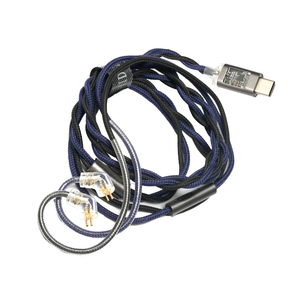Проводные наушники HIDIZS ST2 Pro USB-C, Прозрачно-чёрные