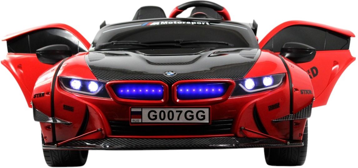 Детский электромобиль RiverToys (G007GG-RED) красный