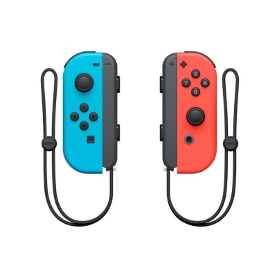 Два контроллера Joy-Con (неоново красного/неоново синего цвета) (Nintendo Switch)